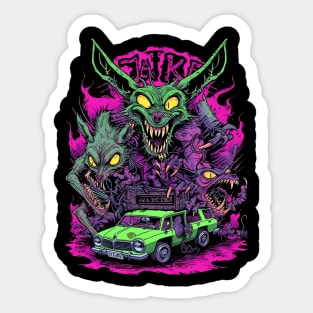 Ratfink Wolf Jaku Sticker